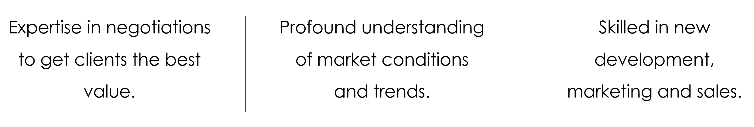 Expertise Statements