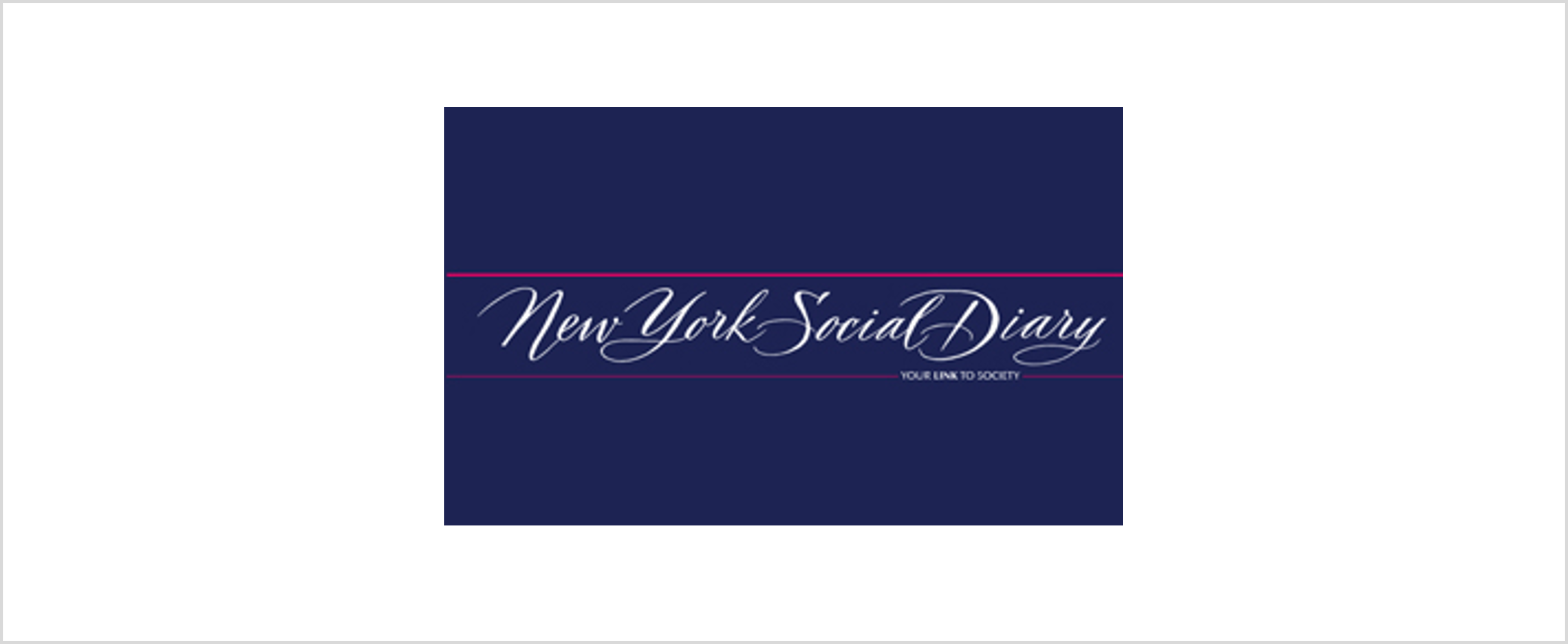 NY Social Diary Hero